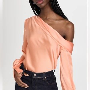 NWT Jonathan simkhai off shoulder top Sherbert size Large